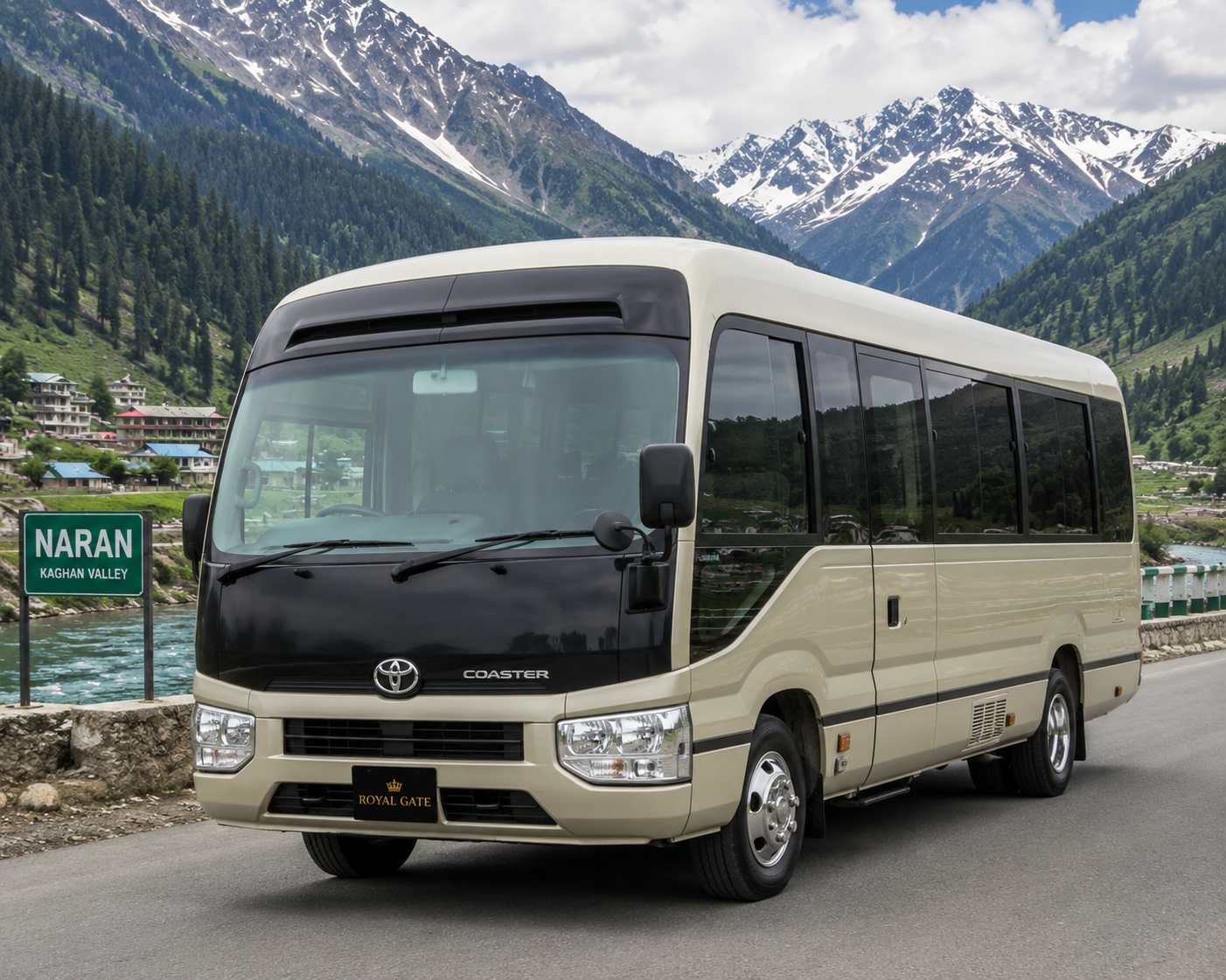 Toyota Coaster - Luxury Car Rental Pakistan